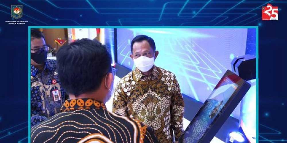APLIKASI: Mendagri Tito Karnavian menjelaskan aplikasi ini merupakan terobosan dan inovasi yang Kemendagri hadirkan untuk memudahkan proses mutasi ASN antardaerah.