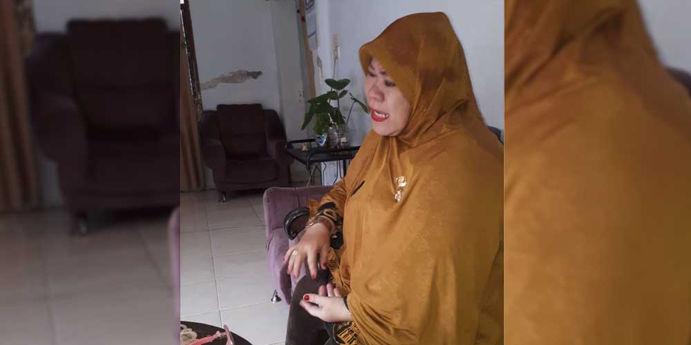 KORBAN: Warga Medan yang dipanggil pihak Polrestabes Medan, Eni Lilawati Saragih.