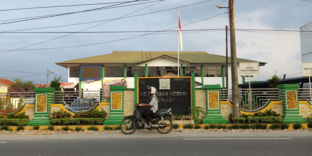 KEJARI: Kantor Kejari Binjai di Jalan Tengku Amir Hamzah, Binjai Utara.tedi/sumutpos.