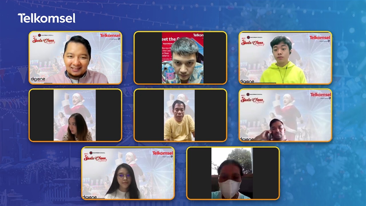 Telkomsel melalui MAXstream rilis drama komedi orisinal berjudul ‘Kurindu Natal Keluarga: Santa Claus dari Jakarta’ yang akan tayang secara eksklusif mulai 10 Desember 2021 hanya di Aplikasi MAXstream. Secara eksklusive, Telkomsel juga menggelar kegiatan