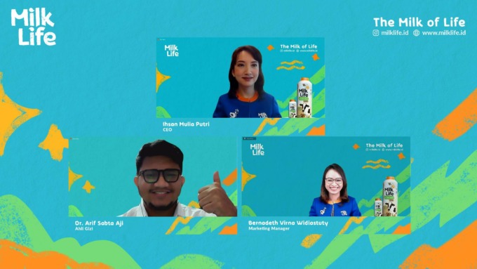 PT. Global Dairi Alami gelar jumpa pers virtual.(ist).