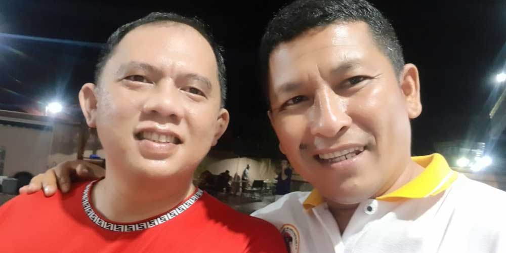 BERSAMA: Bupati dan MOI Labuhanbatu Ucapkan Selamat HPN 2022.