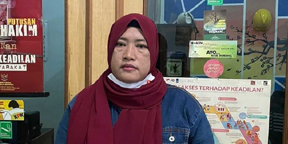 Herawaty, istri mantan petinju dunia.
