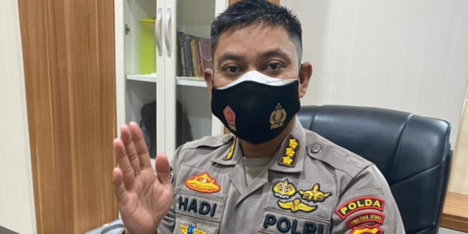 Kabid Humas Poldasu, Kombes Pol Hadi Wahyudi.
