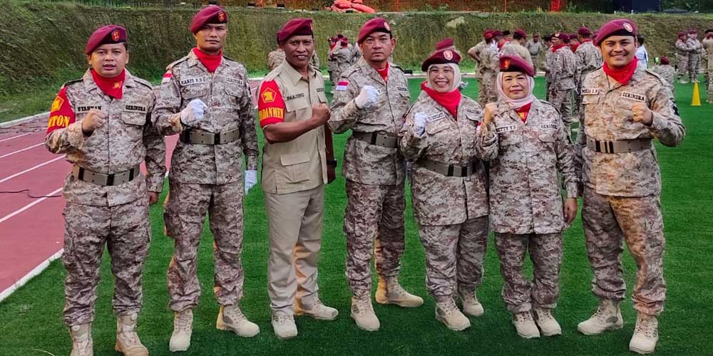 FOTO BERSAMA: Kader-kader juara Partai Gerindra dilatih untuk berjuang bersama dalam memenangkan Partai Gerindra pada Pemilihan Legislatif (Pileg) 2024.