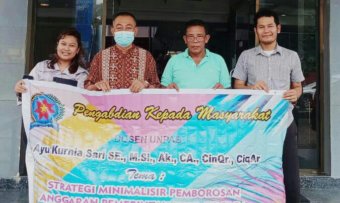 ISTIMEWA MINIMALISIR ANGGARAN: Pengabdian masyarakat bertema: Strategi Minimalisir Anggaran di Hotel Wisata Indah Sibolga oleh Dosen Unpab Ayu Kurnia Sari SE MSi Ak CA CinQr CiqAr.