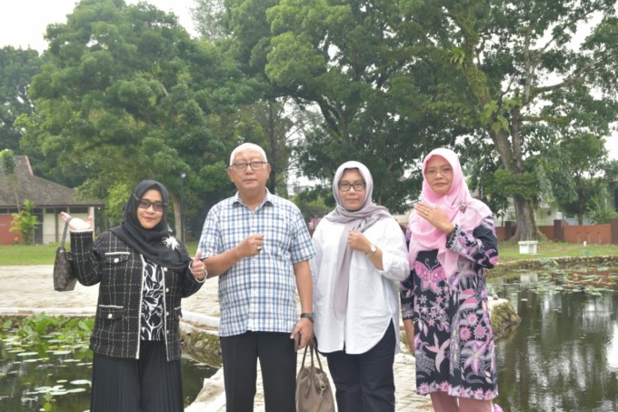 PENGABDIAN: LPPM-USU melakukan pengabdian kepada masyarakat dengan skema Profesor Mengabdi di Pondok Pesantren Modern Darussalam, Kabupaten Langkat.(ist)