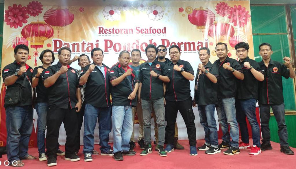 SILATURAHMI: Forwakum Sumut dan Sergai diabadikan saat bersilaturahmi jelang pelantikan Forwakum Kabupaten Sergai. (Ist)