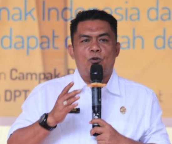 Plt Kepala Dinas Pendidikan Labuhanbatu Asrol Aziz Lubis.Fajar Dame/Sumut Pos.