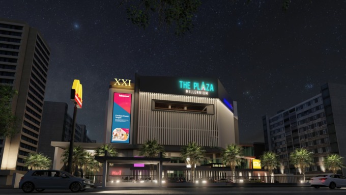 Konsep eksterior (gedung) The Plaza Millennium