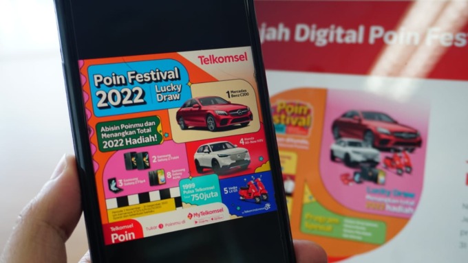 Telkomsel Kembali hadirkan Lucky Draw di Poin Festival 2022, program special akhir tahun 2022 yang dipersembahkan untuk seluruh pelanggan setia. Hadirnya program ini menjadi momen untuk memeriahkan di penghujung tahun 2022 dan merupakan wujud nyata komitm