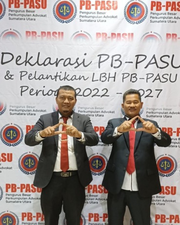 Bersama: Ketua Umum PB PASU, Eka Putra Zakran (EPZA) bersama Sekjen, Amiruddin Pinem. Istimewa/Sumut Pos.