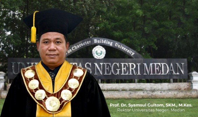 Rektor Unimed, Prof. Dr. Syamsul Gultom.(ist/SUMUT POS)