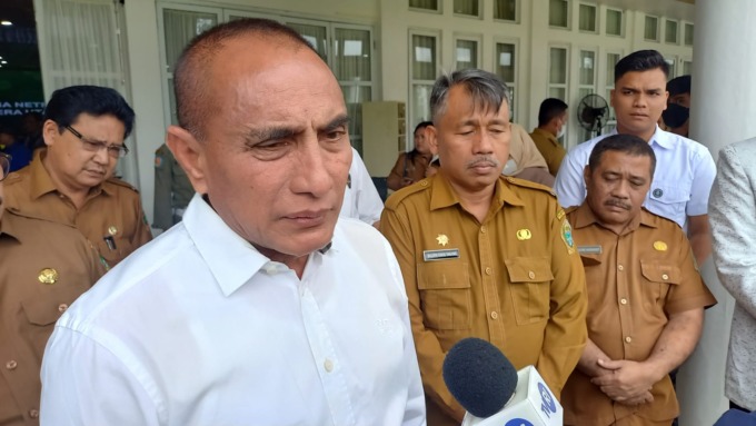 Gubernur Sumut, Edy Rahmayadi.(BAGUS SYAHPUTRA/SUMUT POS)