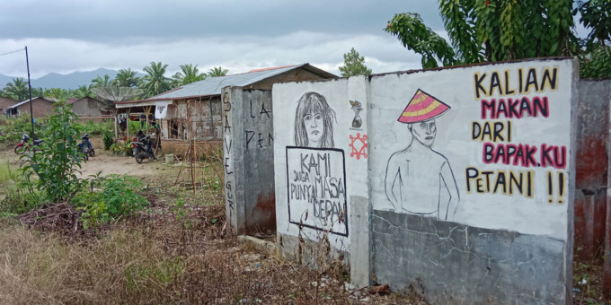 SENGKETA: Kawasan yang menjadi sengket antara warga Kelurahan Gurilla, Kecamatan Siantar Sitalasari.