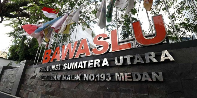 BAWASLU SUMUT: Kantor Bawaslu Sumut di Jalan H Adam Malik Medan.
