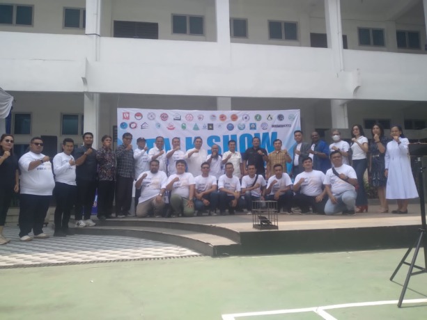 ACARA: Sebanyak 29 lembaga rehabilitasi narkoba di Sumatera Utara yang tergabung dalam Koalisi Mas­ya­rakat Sipil Peduli Pencegahan dan Penyalah­gu­naan Narkoba mengadakan talk shaw dan pentas seni di kampus Fisip USU Jalan Dr Mansyur, Medan, Kamis (22/6)