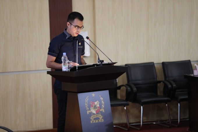 Ketua Fraksi Partai Nasdem DPRD Medan, Afif Abdillah.
