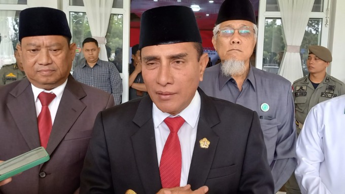 Gubernur Sumut, Edy Rahmayadi.(BAGUS SYAHPUTRA/SUMUT POS)