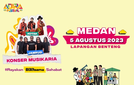 Adira Finance Hadirkan Konser Musikaria di Medan.(istSUMUT POS)