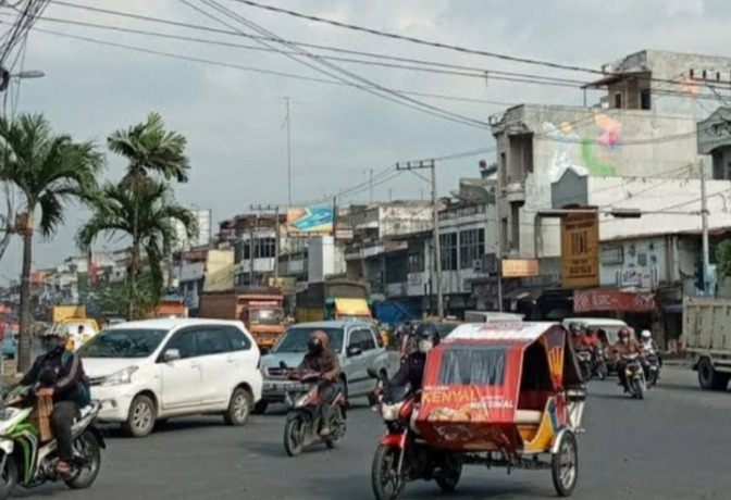 Simpang Jalan Juanda - Brigjend Katamso, Medan.