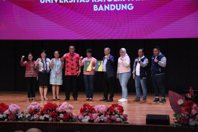 PT PP menggelar kegiatan Srikandi BUMN Goes to Campus ke Universitas Katolik Parahyangan Bandung yang mengusung tema “Infrastructure for Sustainability