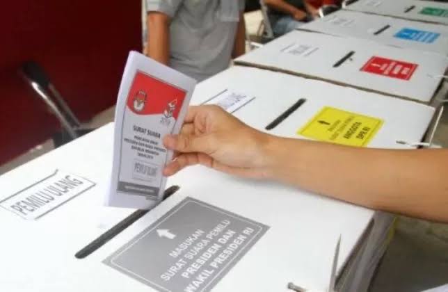 Ilustrasi surat suara pemilu