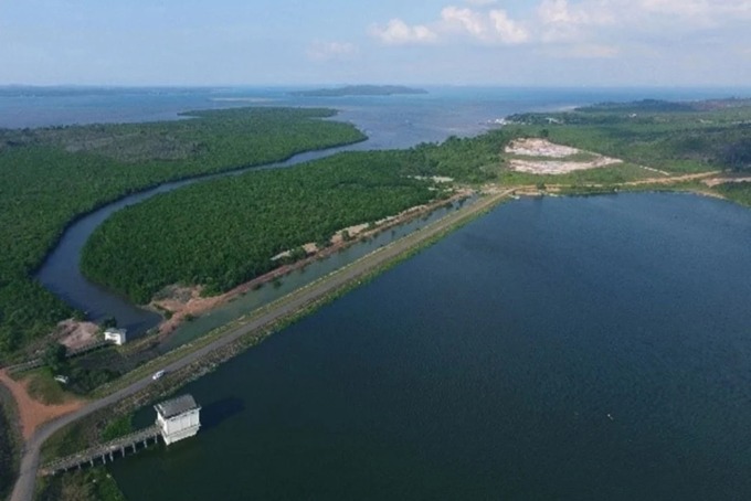 PULAU REMPANG: Meski konflik terjadi, PSN di Pulau Rempang, Batam, Kepulauan Riau, masih dilanjutkan.