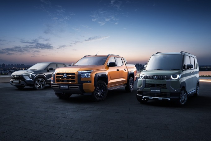 PAMERKAN: Mitsubishi Motors saat memamerkan XFORCE, All-new Triton, dan New Delica Mini.