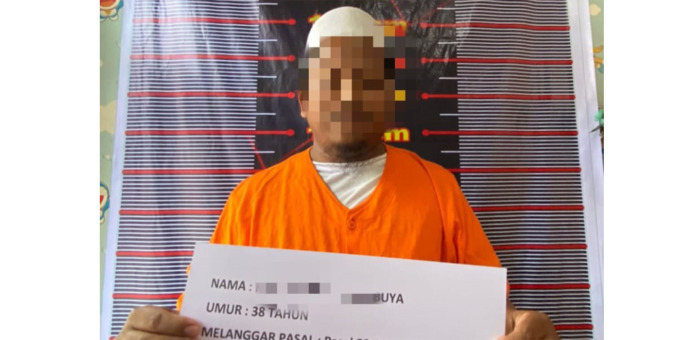 PENJARA: Pemilik Ponpes di Padangtualang berinisial K akhirnya dipenjarakan polisi.Istimewa/Sumut Pos.