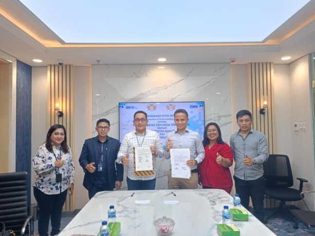 MoU BRI BO Medan Thamrin bersama Universitas Quality, di Menara BRI SLP Medan, Ruang Rapat Bedoyo, Kamis (26/10). Istimewa/Sumut Pos