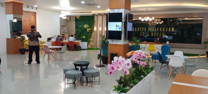 Kantor Pertanahan Kota Medan.