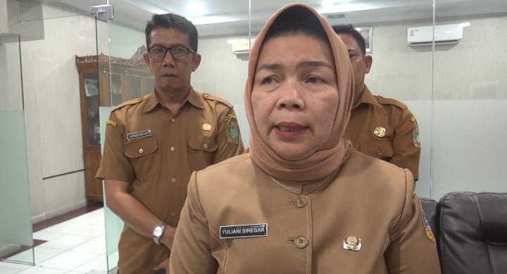 Kepala Dinas LHK Sumut, Yuliani Siregar.(BAGUS SYAHPUTRA/SUMUT POS)