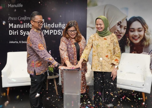 Manulife Indonesia meluncurkan solusi asuransi berbasis syariah dengan peluncuran Manulife Perlindungan Diri Syariah (MPDS). (Foto: Dok Manulife)