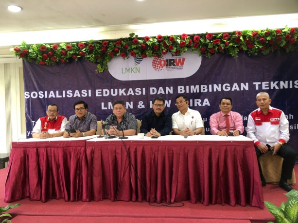 LMKN dan IRW Lira gelar sosialisasi edukasi tentang hak cipta dan royalti bidang musik.(ist/SUMUT POS)