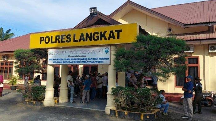 Polres Langkat.Istimewa/Sumut Pos.