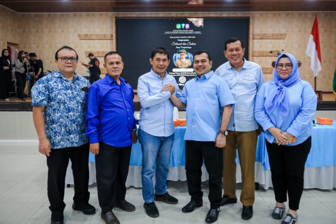 TERPILIH: KasatPol PP Kota Medan, Rakhmat Adisyah Putra Harahap terpilih sebagai Ketua DPK IKAPTK Kota Medan periode 2023 - 2026.