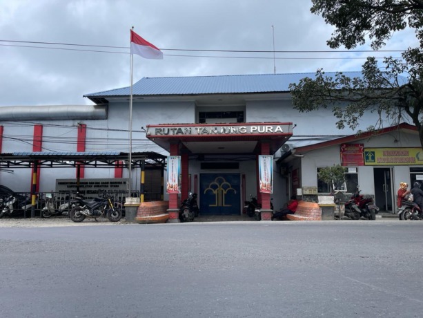 DEPAN: Rutan Tanjungpura tampak dari depan.Istimewa/Sumut Pos.