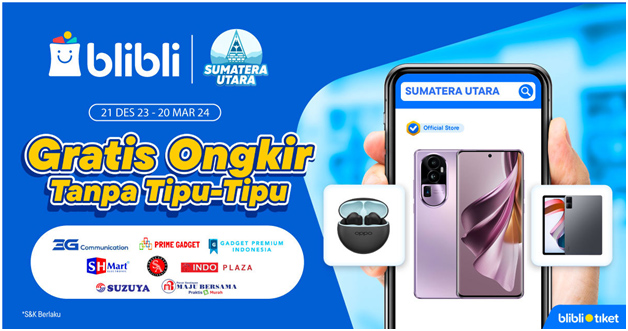 Swalayan mitra Blibli di Sumut.