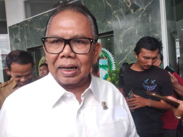 Ketua DPRD Sumut Baskami Ginting.(BAGUS SYAHPUTRA/SUMUT POS)