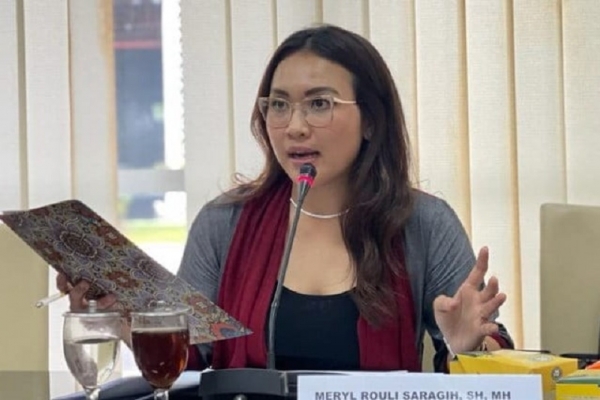 Anggota Komisi A DPRD Sumut, Meryl R Saragih