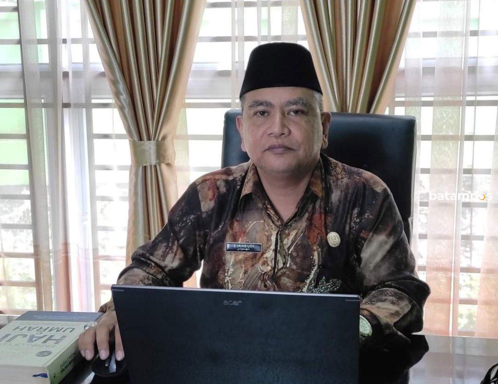 Kepala Seksi Penyelenggara Haji dan Umrah Kementerian Agama Kota Batam Syahbudi.