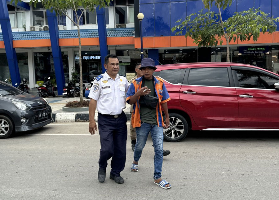 Jukir di kawasan Batamkota diamankan oleh Dinas Perhubungan (Dishub) Batam, bersama tim terpadu. (istimewa)