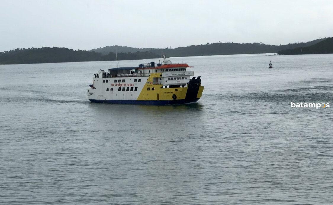 Ilustrasi: Kapal Roro yang melayari rure Tanjung Uban &ndash; Punggur.