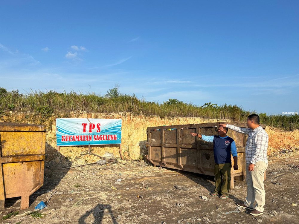 Tempat Penampungan Sampah (TPS) sementara yang baru di Kelurahan Seilekop, Kecamatan Sagulung.