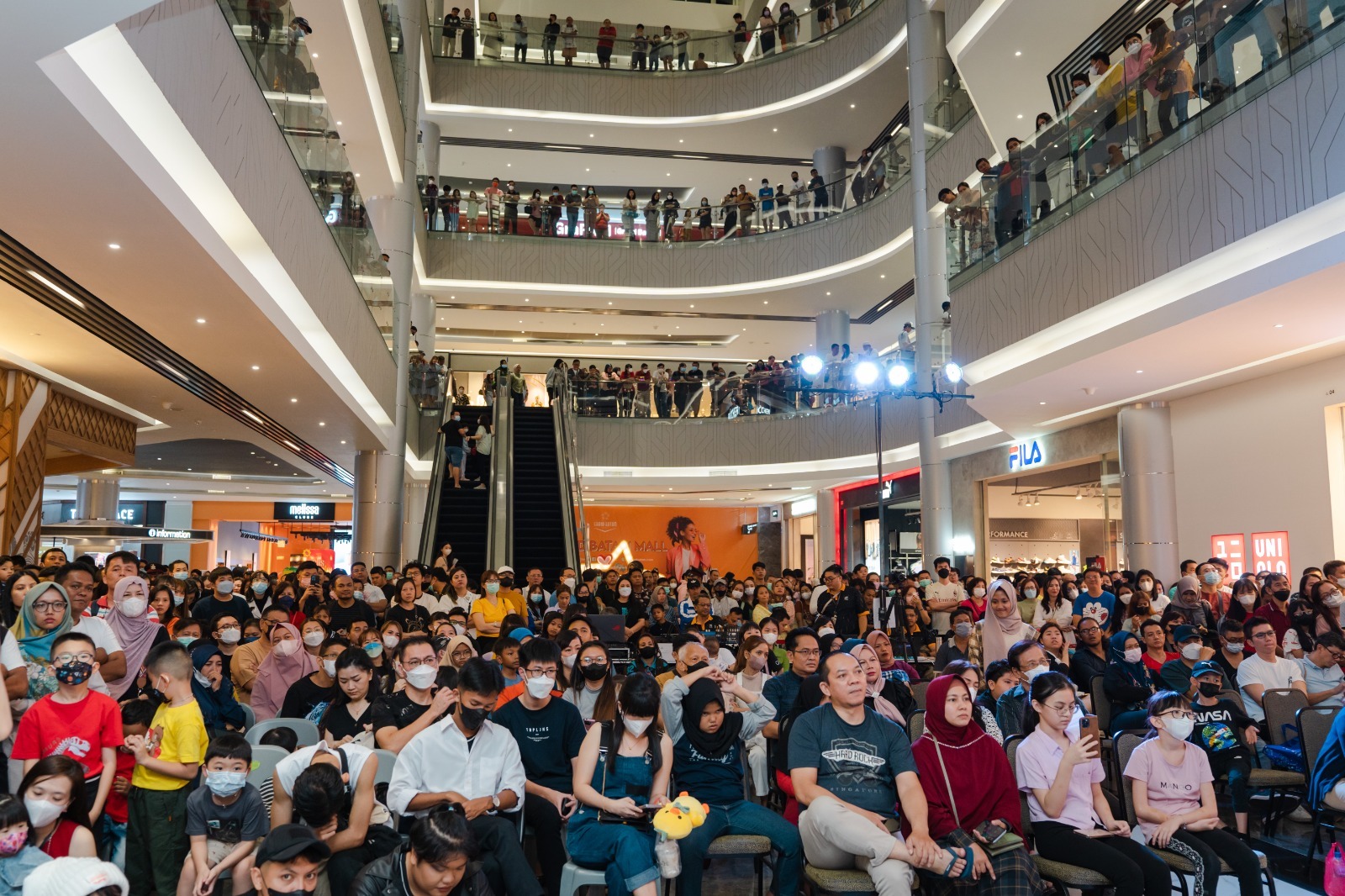 Suasana Pengundian Shop and Win Grand Batam Mall.