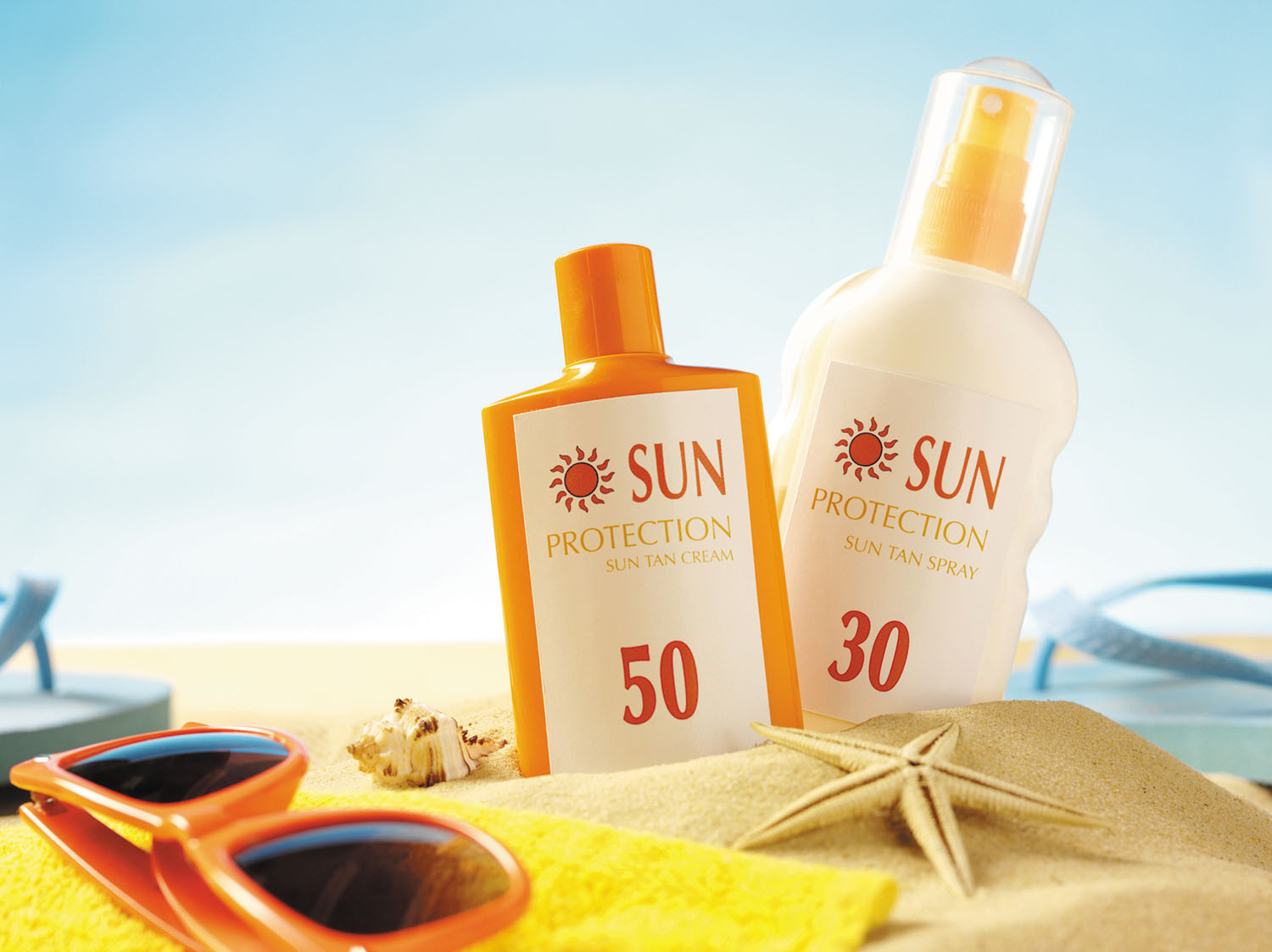 ILUSTRASI sunscreen