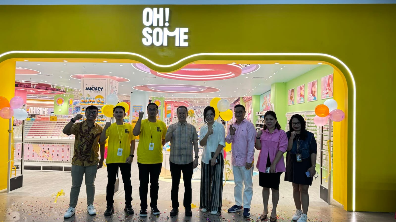 Peresmian gerai OH!SOME di Mega Mall Batam Centre, Minggu (22/9)