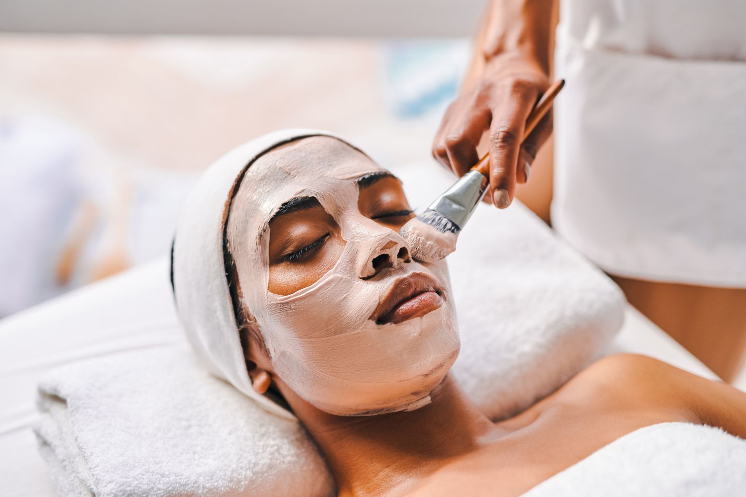 ILUSTRASI masker sebagai bagian dari rangkaian facial Wajah. F Getty Images via Real Simple