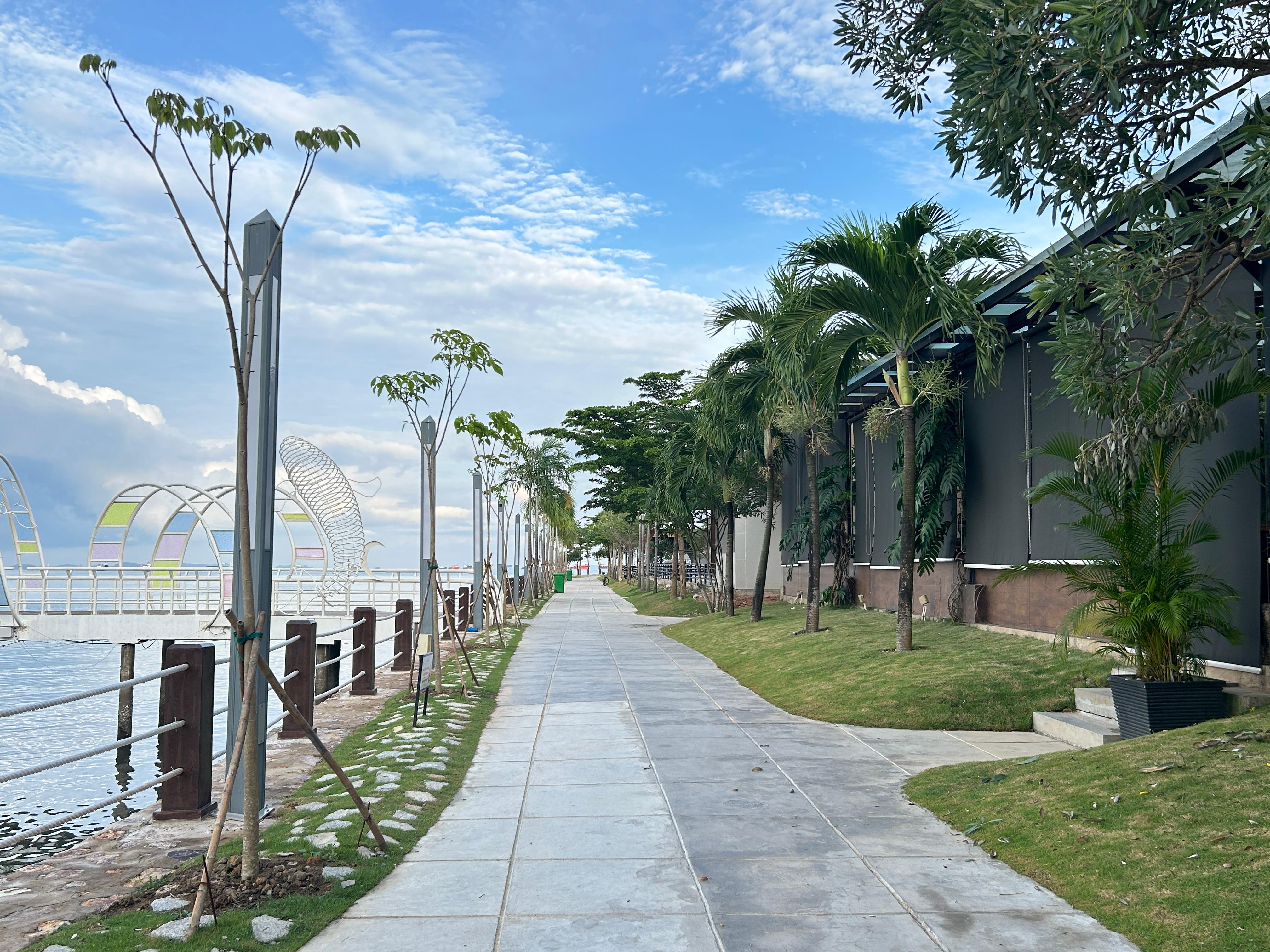 SALAH satu sudut area jogging di Harbour Bay, Batam. F Chahaya Simanjuntak/Batam Pos